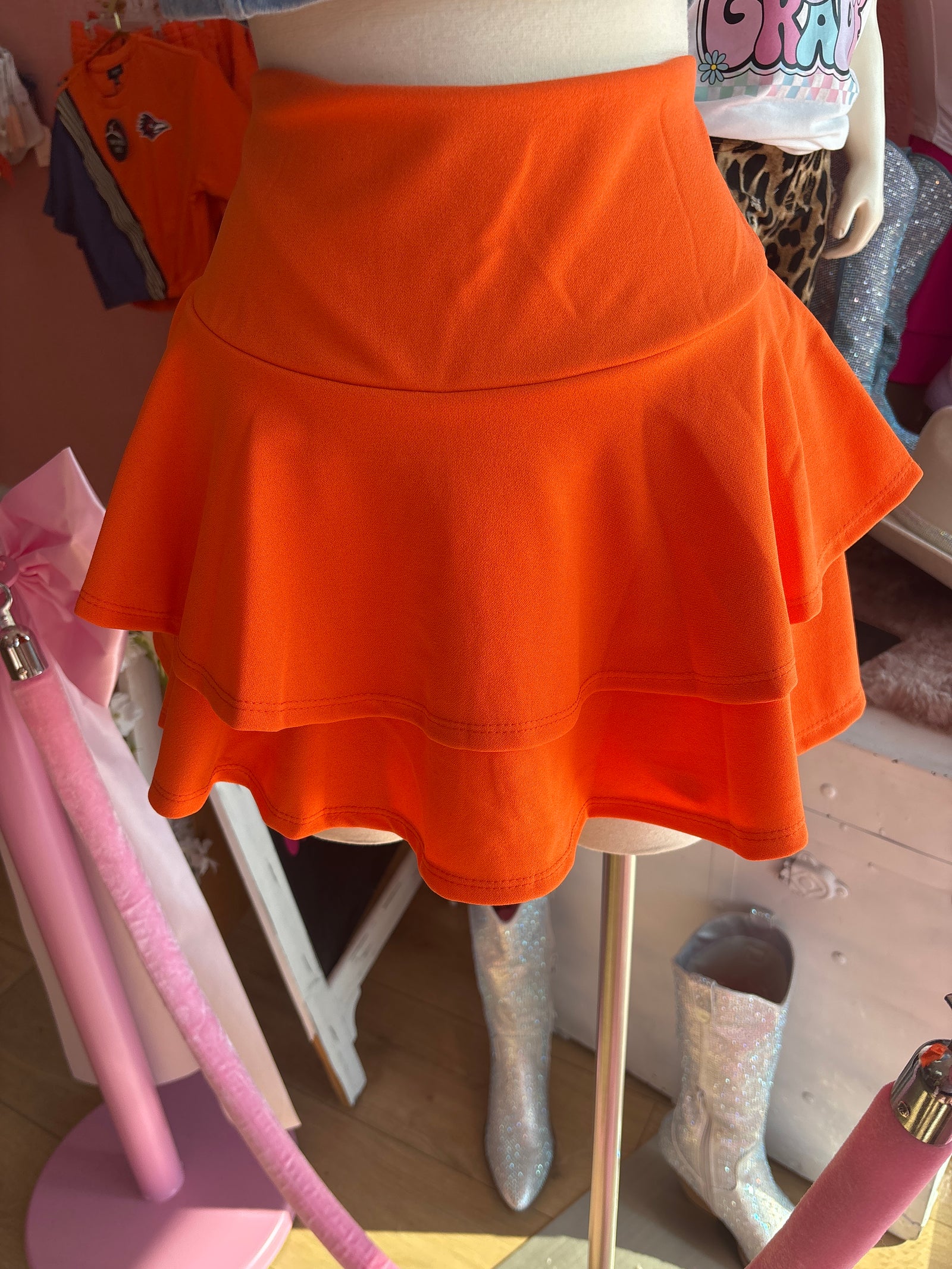 Bright Orange skort