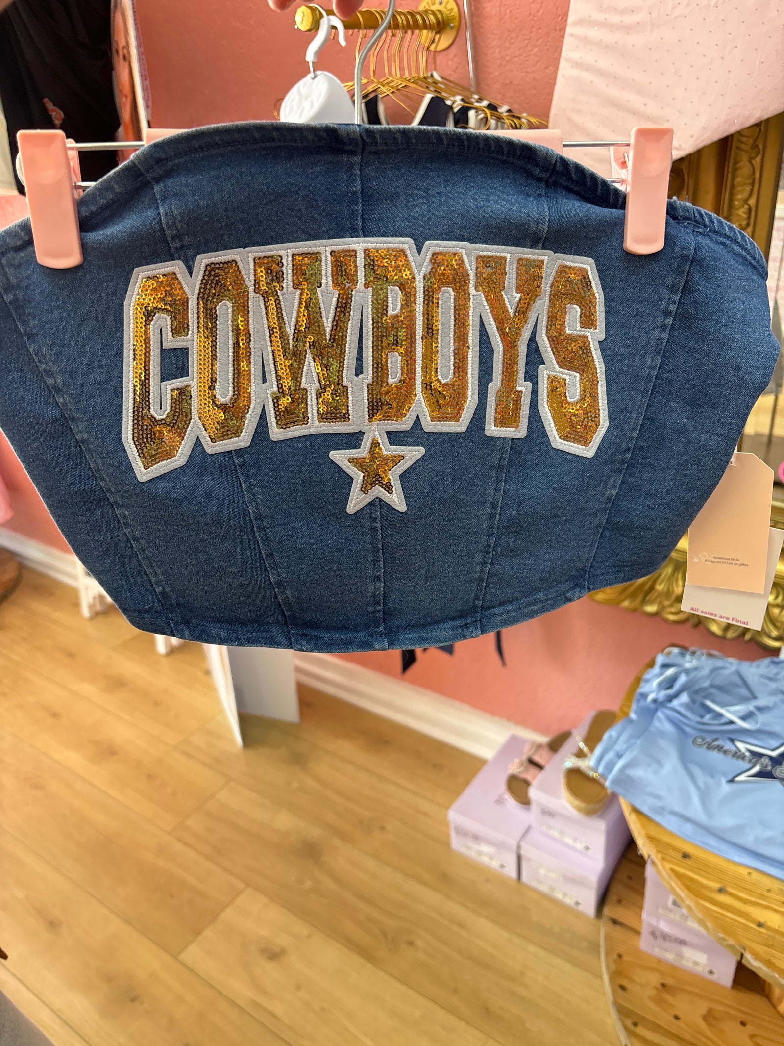 Gold Jean top