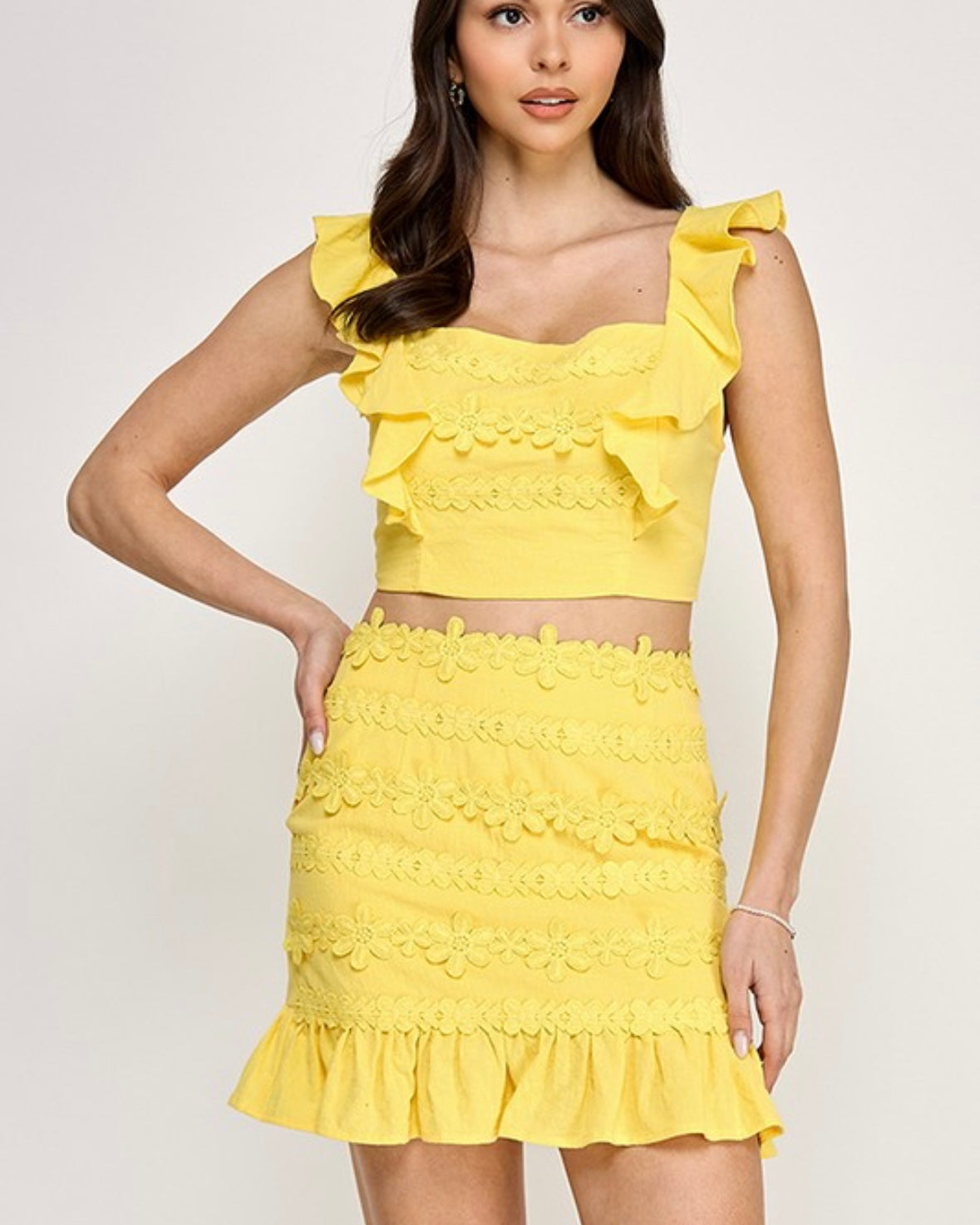 Tanya 2 pc skirt set