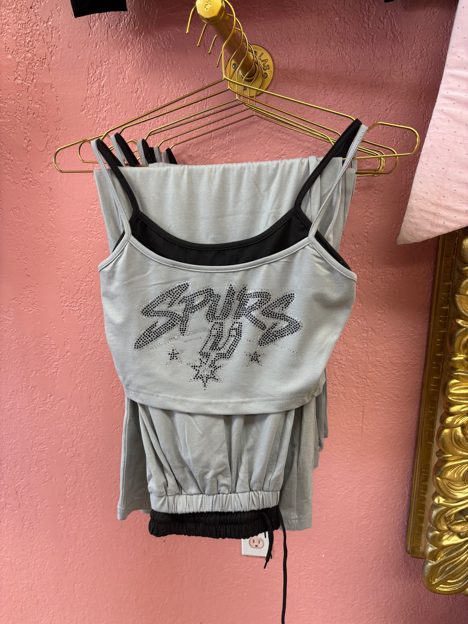 Grey and black lounge set