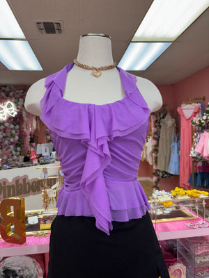 Tanya ruffle top
