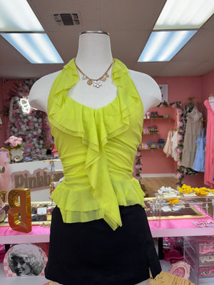 Tanya ruffle top