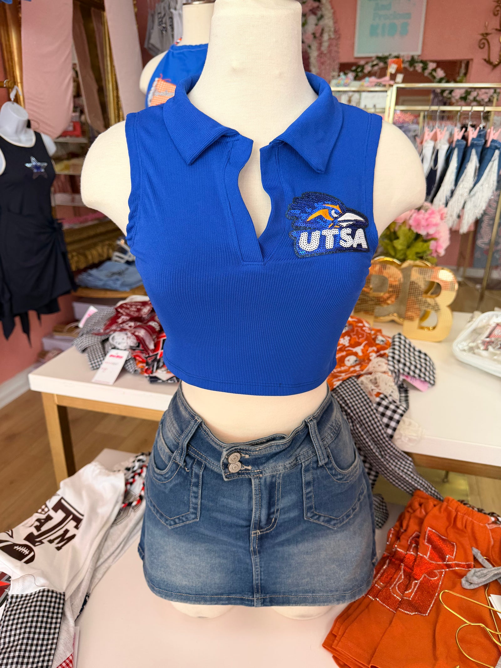 UTSA cropped polo